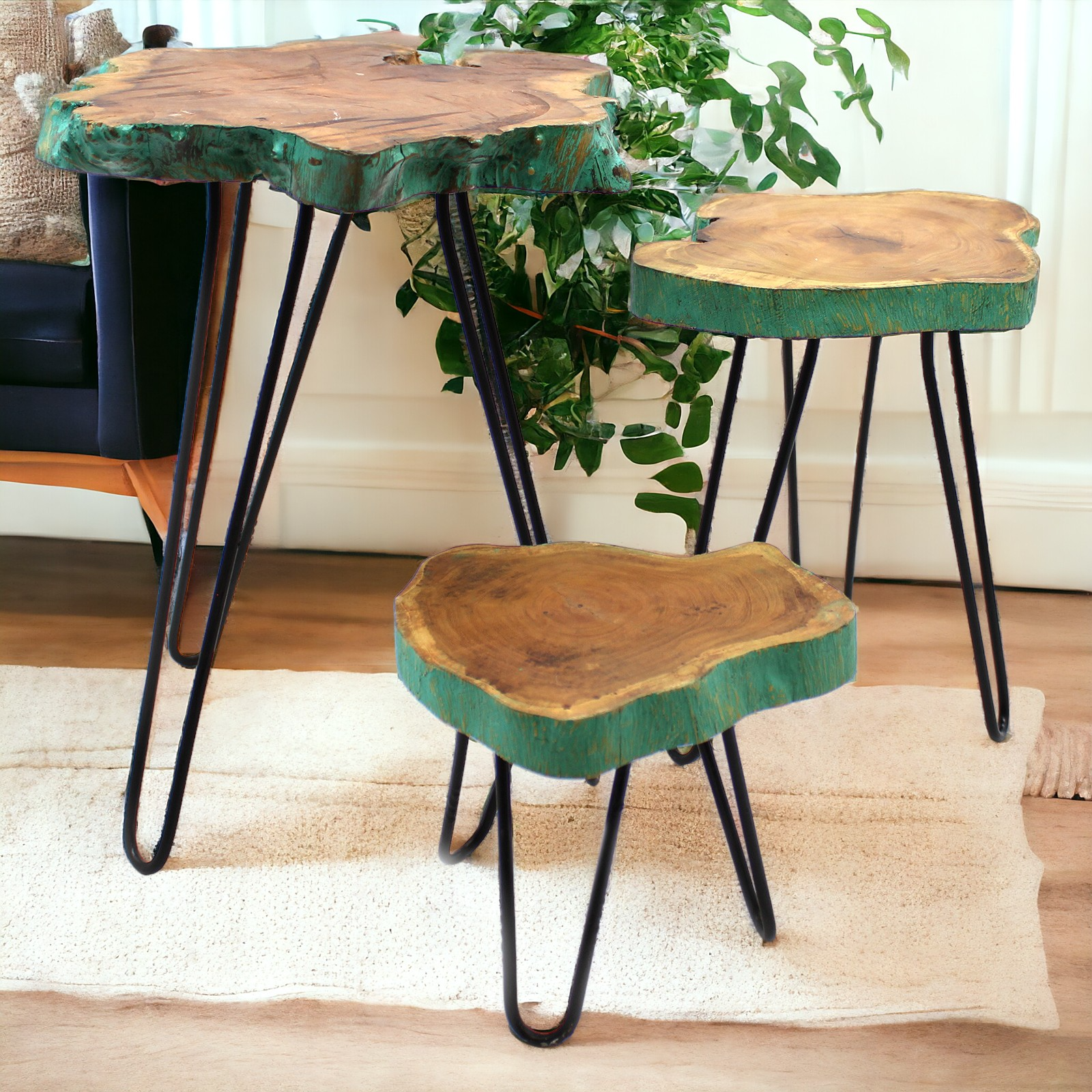 Pflanzenständern aus Gamell-Holz