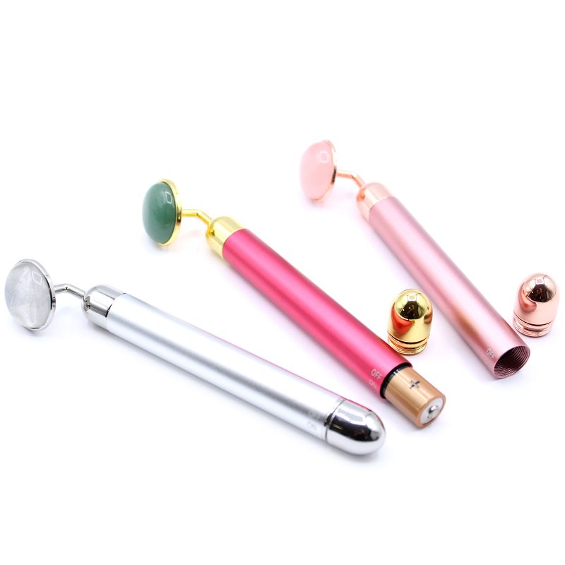 Massage Faciale Vibrant - Quartz Rose