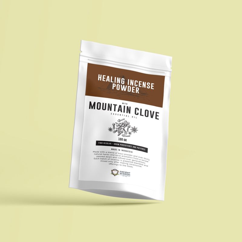 Poudre d'Encens de Guérison - Clou de Girofle de Montagne 100 g