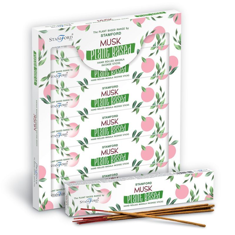 Pack de 6 Bâtonnets d'Encens Masala Végétal - Musc