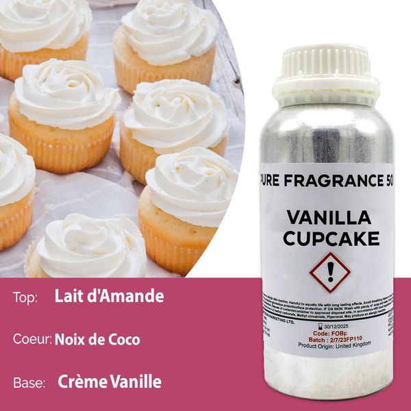 Huile de Parfum Pure Vanille Cupcake - 500ml