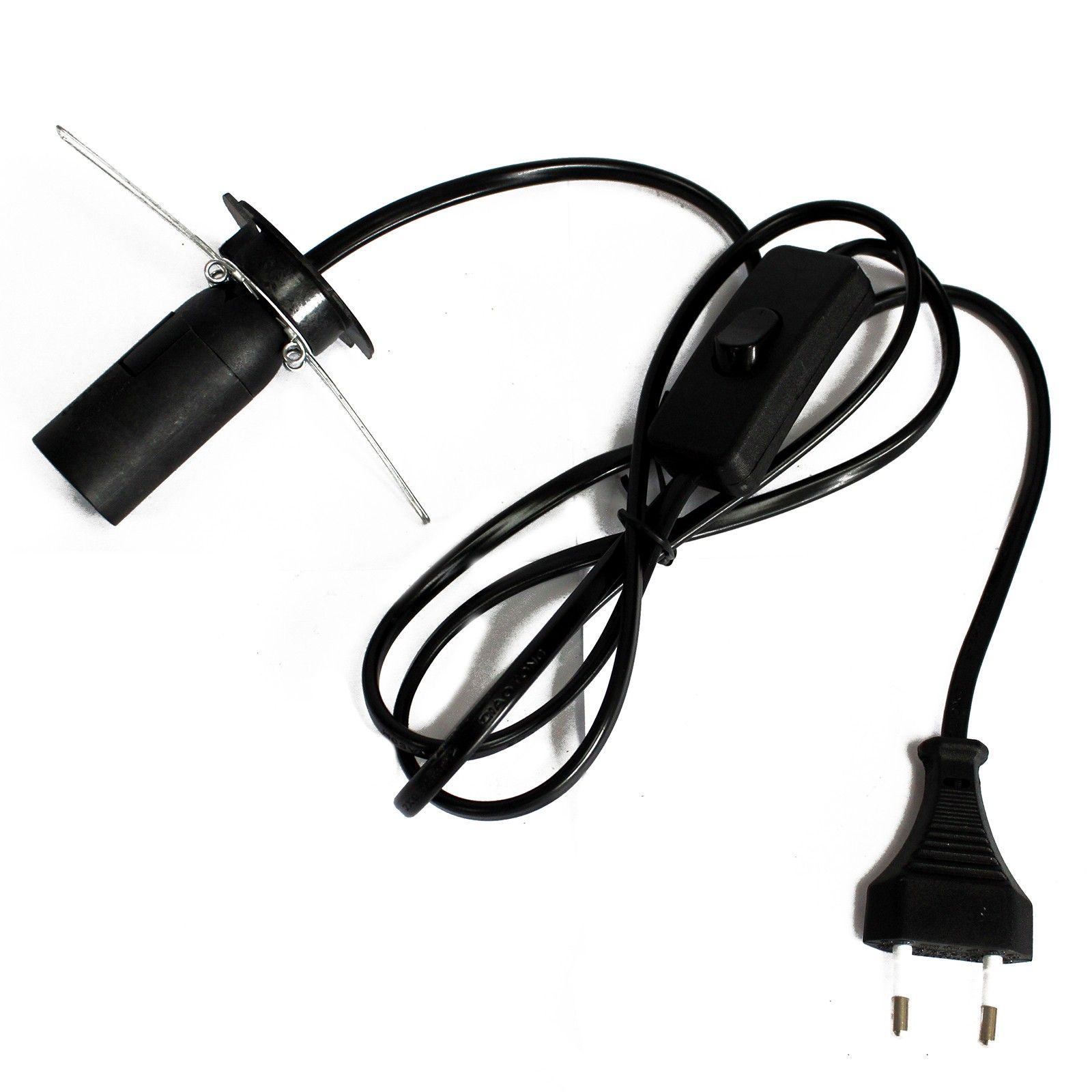 Lámpara de sal del Himalaya gris - 2-3 kg - cable UE
