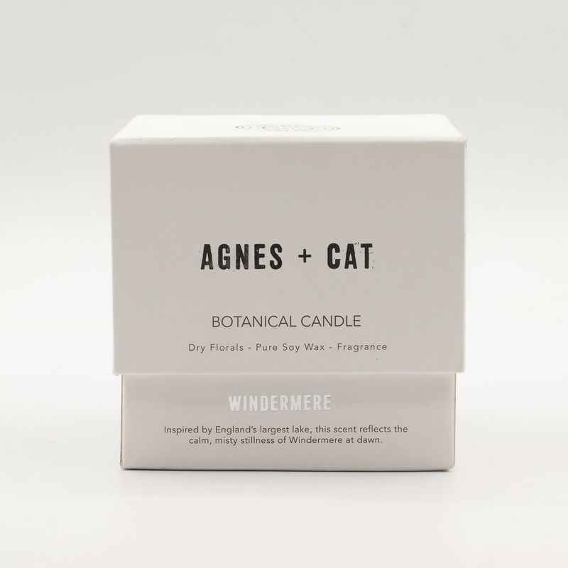 Agnes + Cat Extra Large  Crackle Soy Candle - Windermere