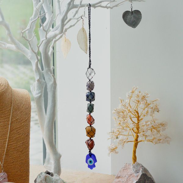 Pendant  en Pierre Chakra Suspendu - Hansa