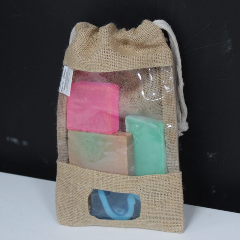 Jute Window Bag 25x16cm & pocket 