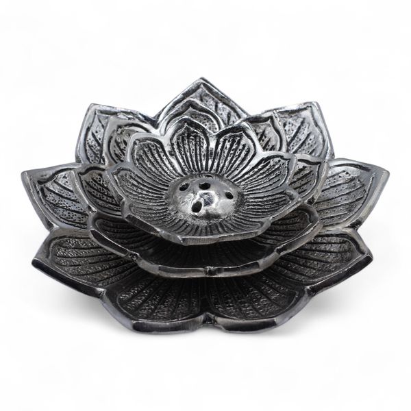 Portainciensos Flor de Loto de Tres Flores