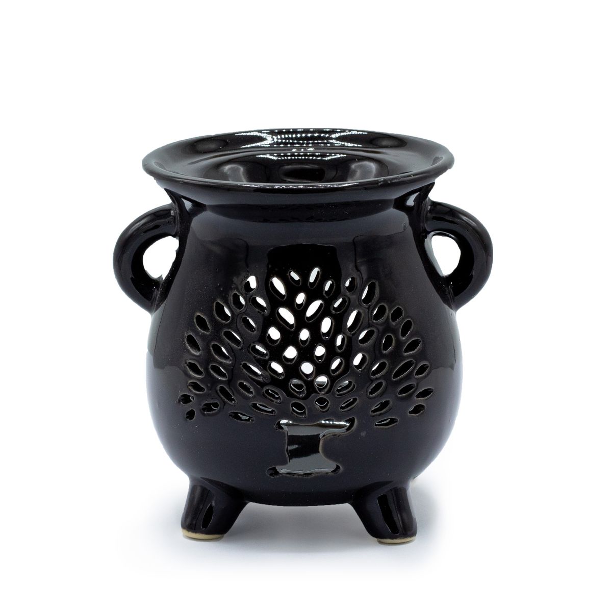 Queimador de óleo - Árvore da Vida - Preto