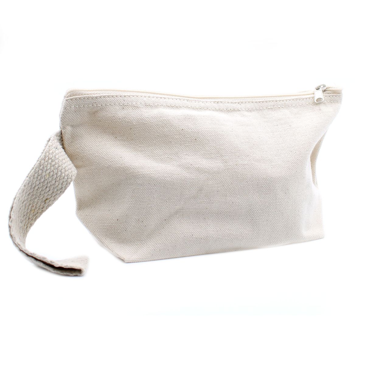 Necessaire de algodão natural 10 oz - bolsa de mão