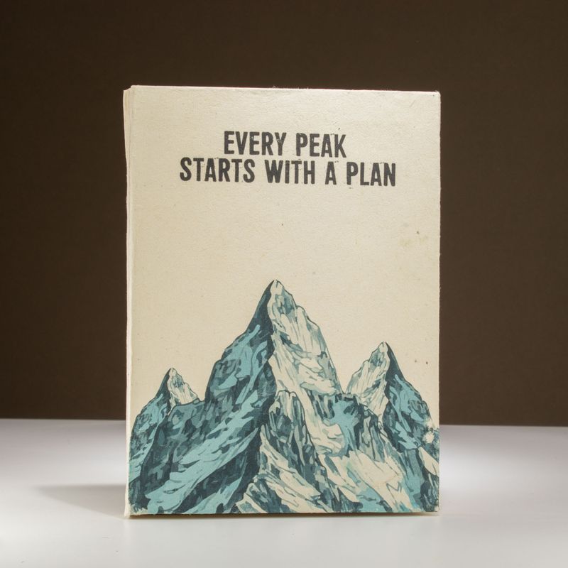 Cuaderno de inspiración Lrg Lokta (21x15cm) - 45 hojas - Every Peak - incluye marcador