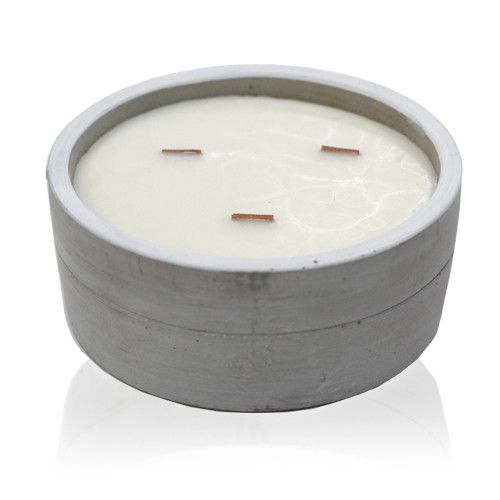 Grande redonda - Patchouli e âmbar escuro