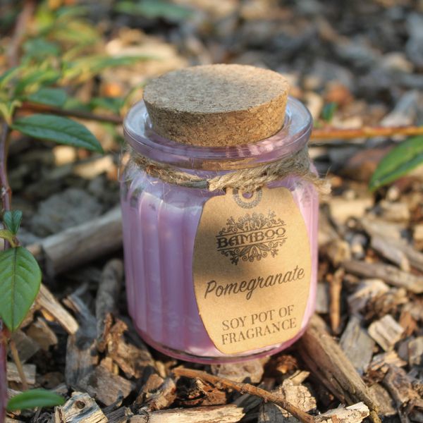 Bougies en pot à la cire de soja - Grenade