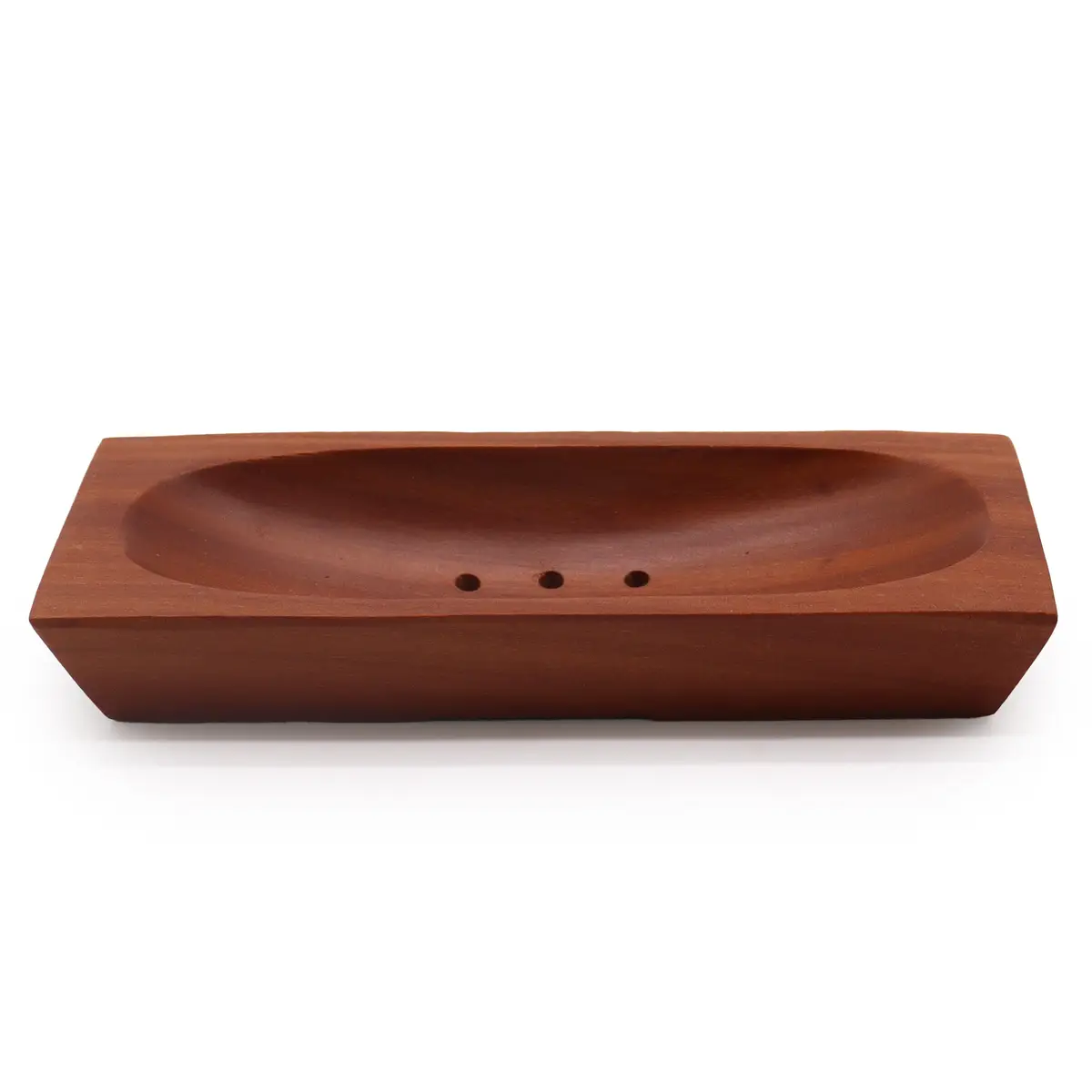 Classic Mahogany Soap Dish - Rectangle — Soap Dishes · GlowDuty apothecary
