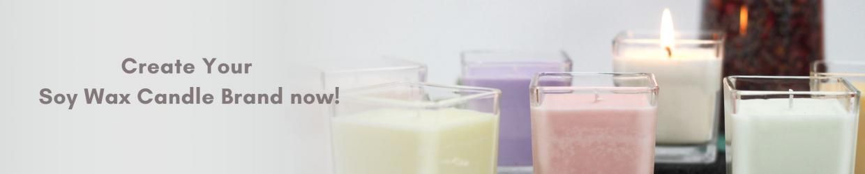 White Label Soy Wax Jar Candle - Pomegranate & Orange
