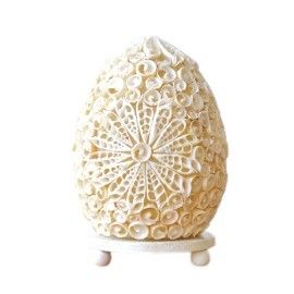 Lampă Boho din Scoică - Scoică Decupată Art Ovală - 15 cm