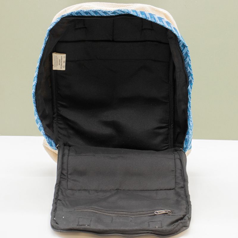 Large Kathmandu Backpack - Dhaka Design (39x28x13cm)