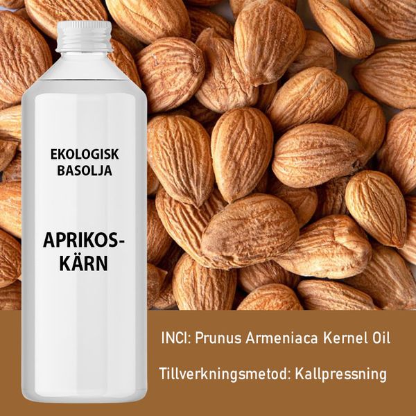 Ekologisk Aprikoskärnolja 1 Liter