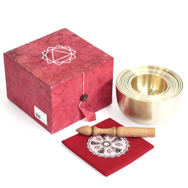 Conjunto de 10 tigelas de metal Bell