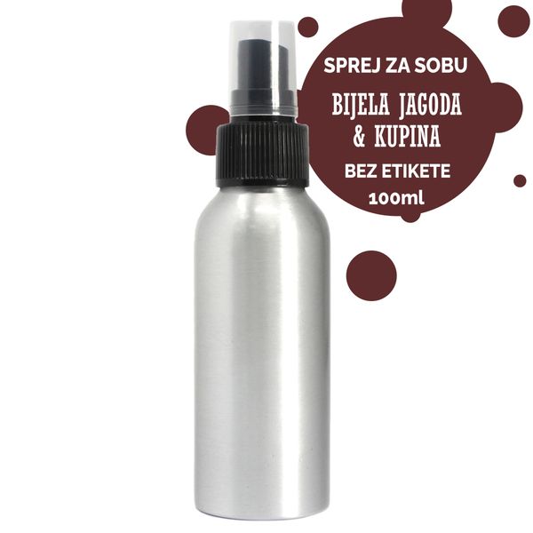100 ml Sprej za Prostor - Bijela Jagoda & Kupina - Bez Etikete