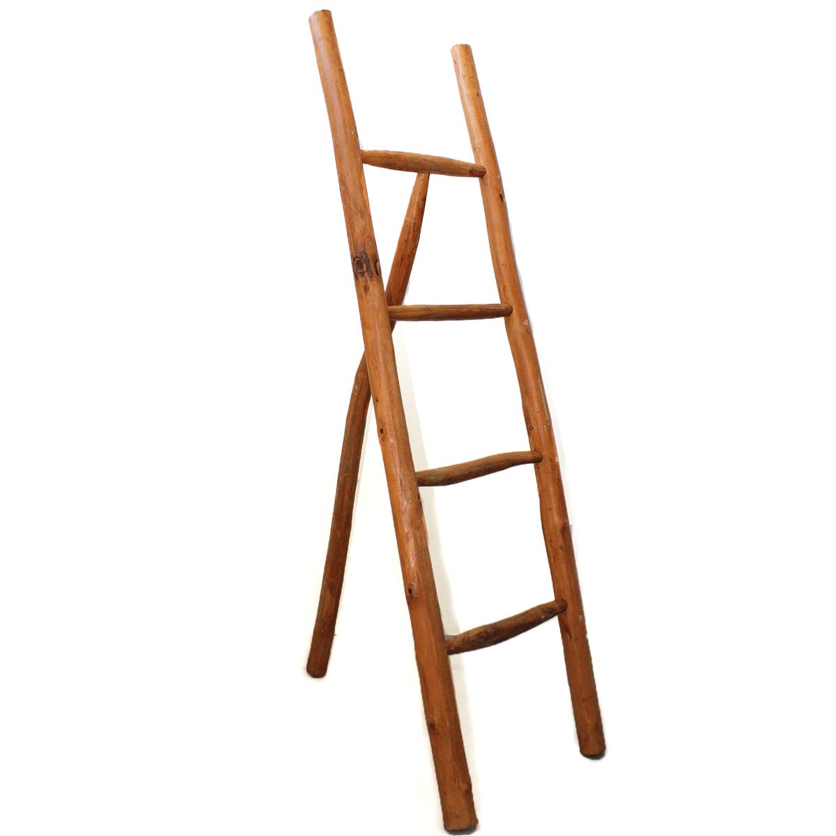 Escada grande de teca - 1,5 m - Natural