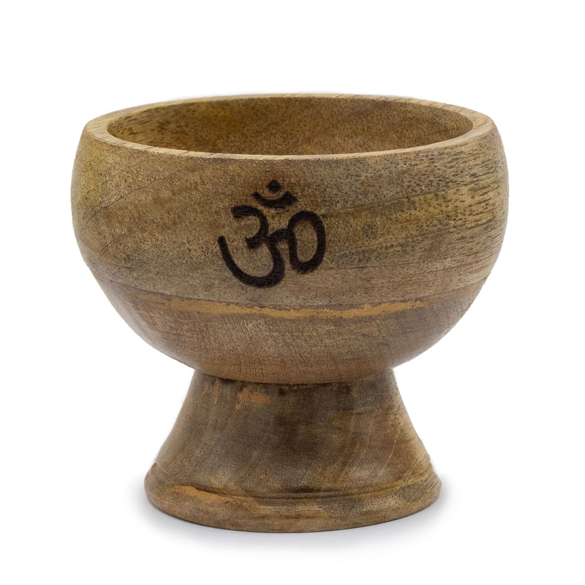 Porta-incenso, taça ritual grande 11x6 cm - Om
