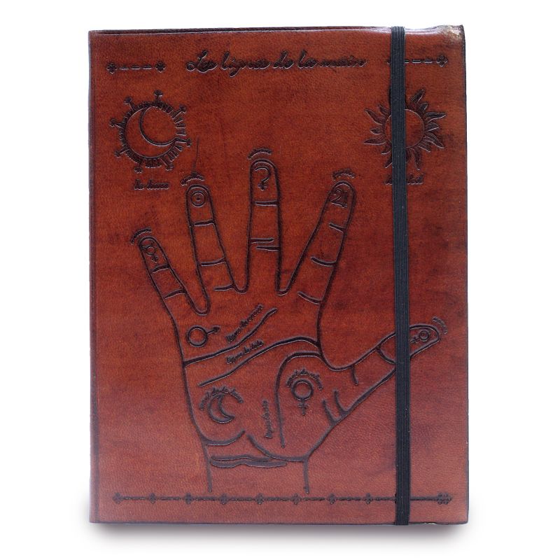 Carnet moyen avec bandoulière - Chiromancie