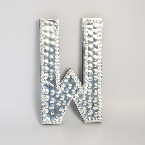 Petites Lettres en Aluminium - W