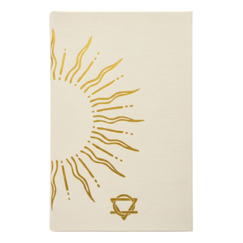 Ivory & Gold Gratitude Journal - 120 pages -  My Days are Full of Sun