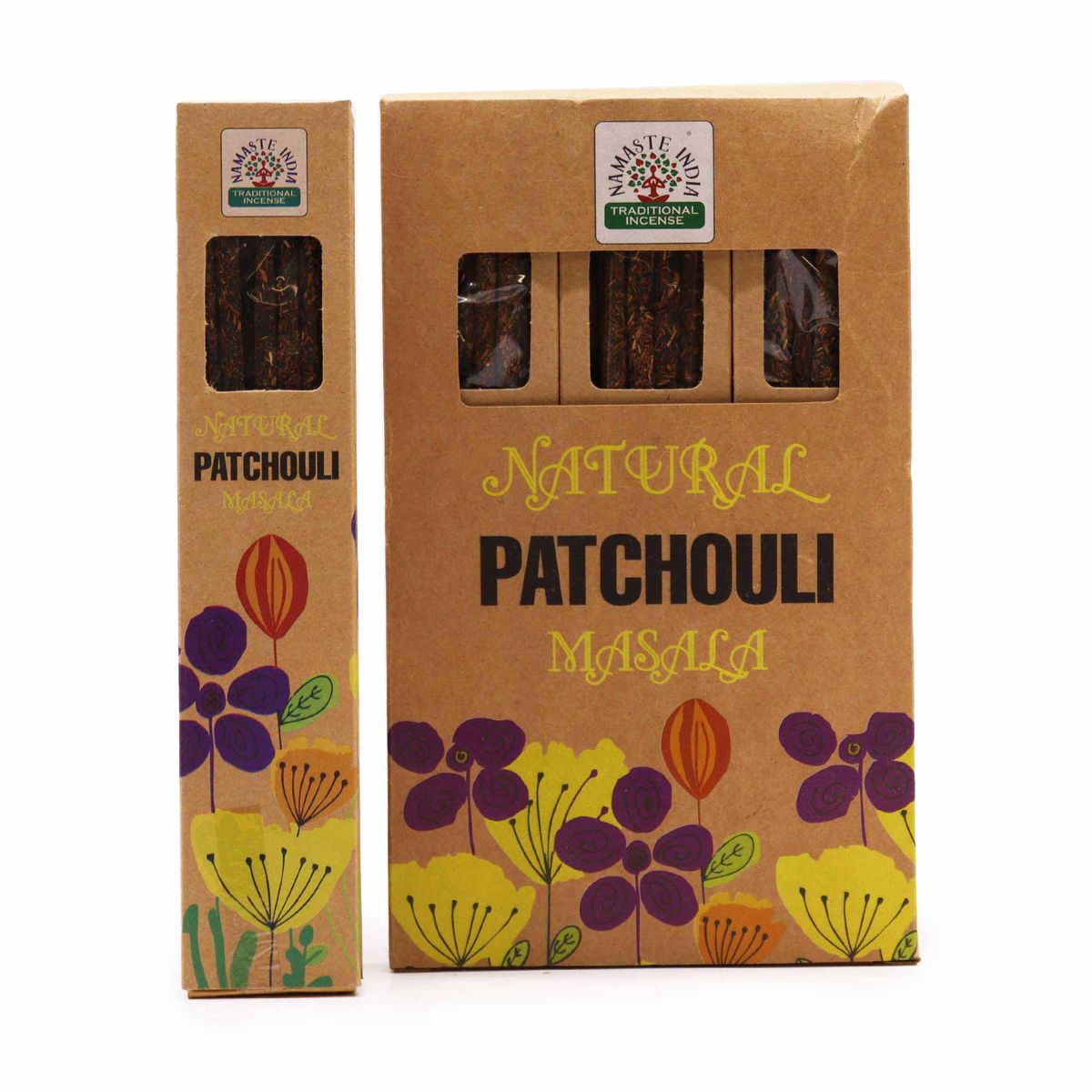 Incenso Botânico Natural Masala - Patchouli