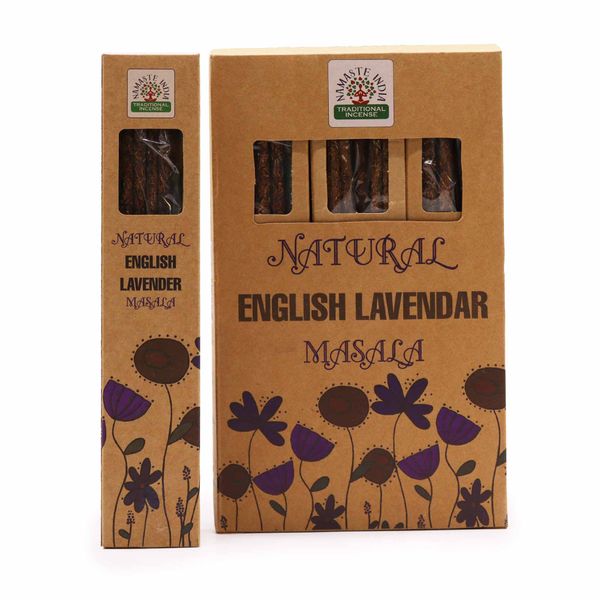 Incienso Botánico Natural Masala - Lavanda Inglesa
