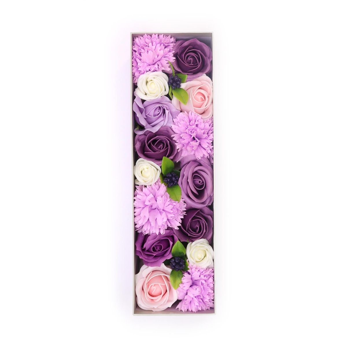 Caixa Longa - Rosa Lavanda e Cravo