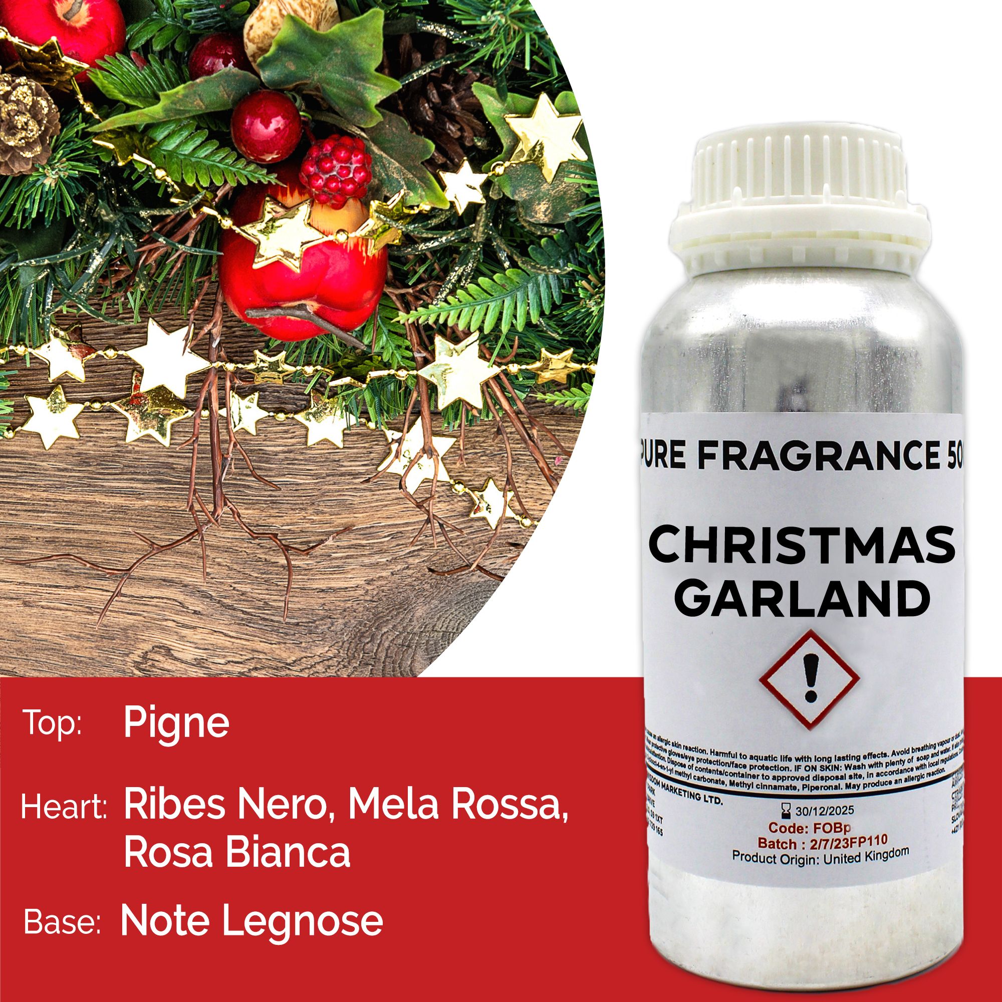 Fragranza Pura 500g - Ghirlanda Natalizia