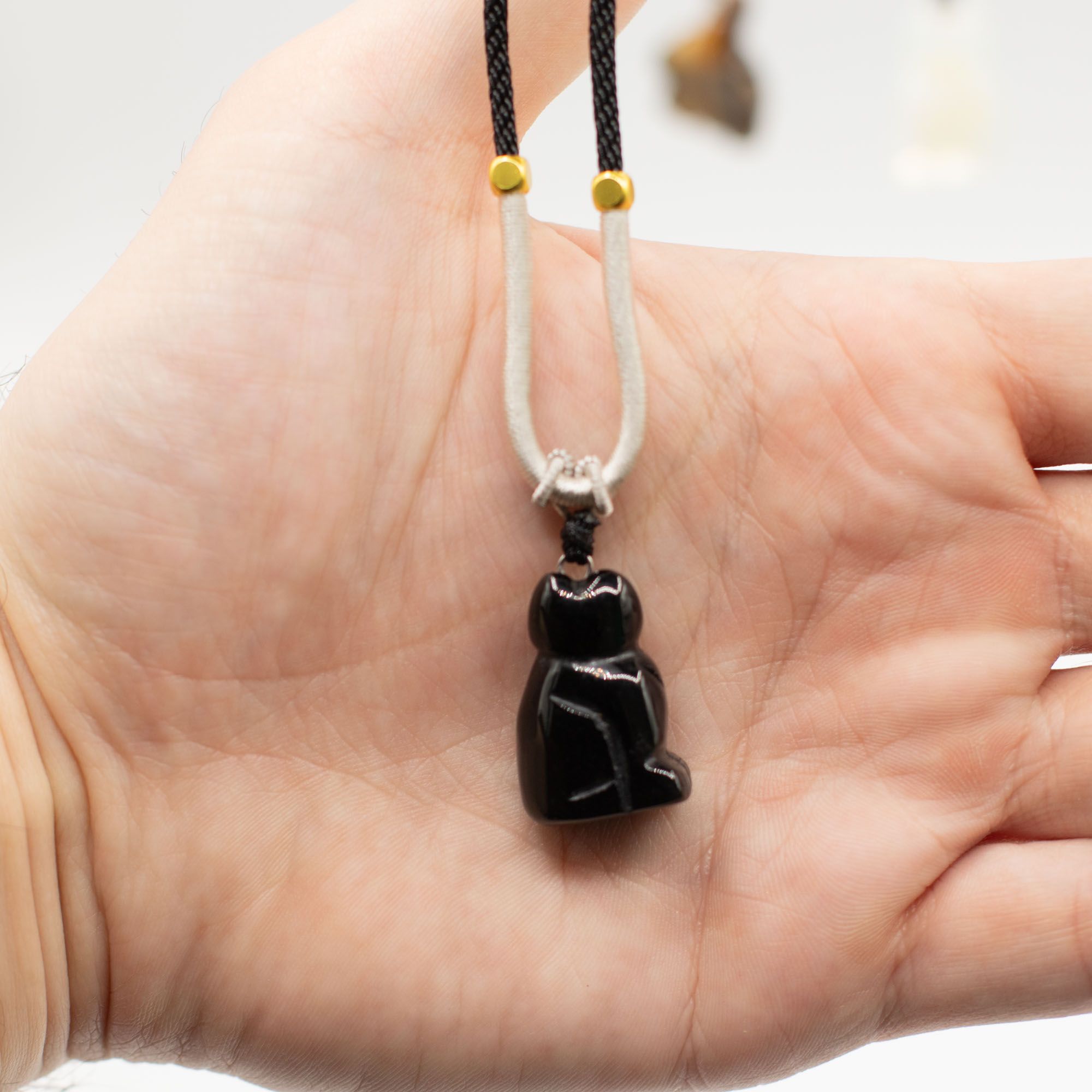 Colares de Corda com Pedras Peciosas - Coleção Animais (sortidos)