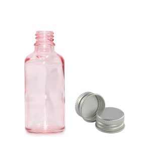 30ml Sticlă Roz cu Pipetă - Cu Capac din Aluminiu