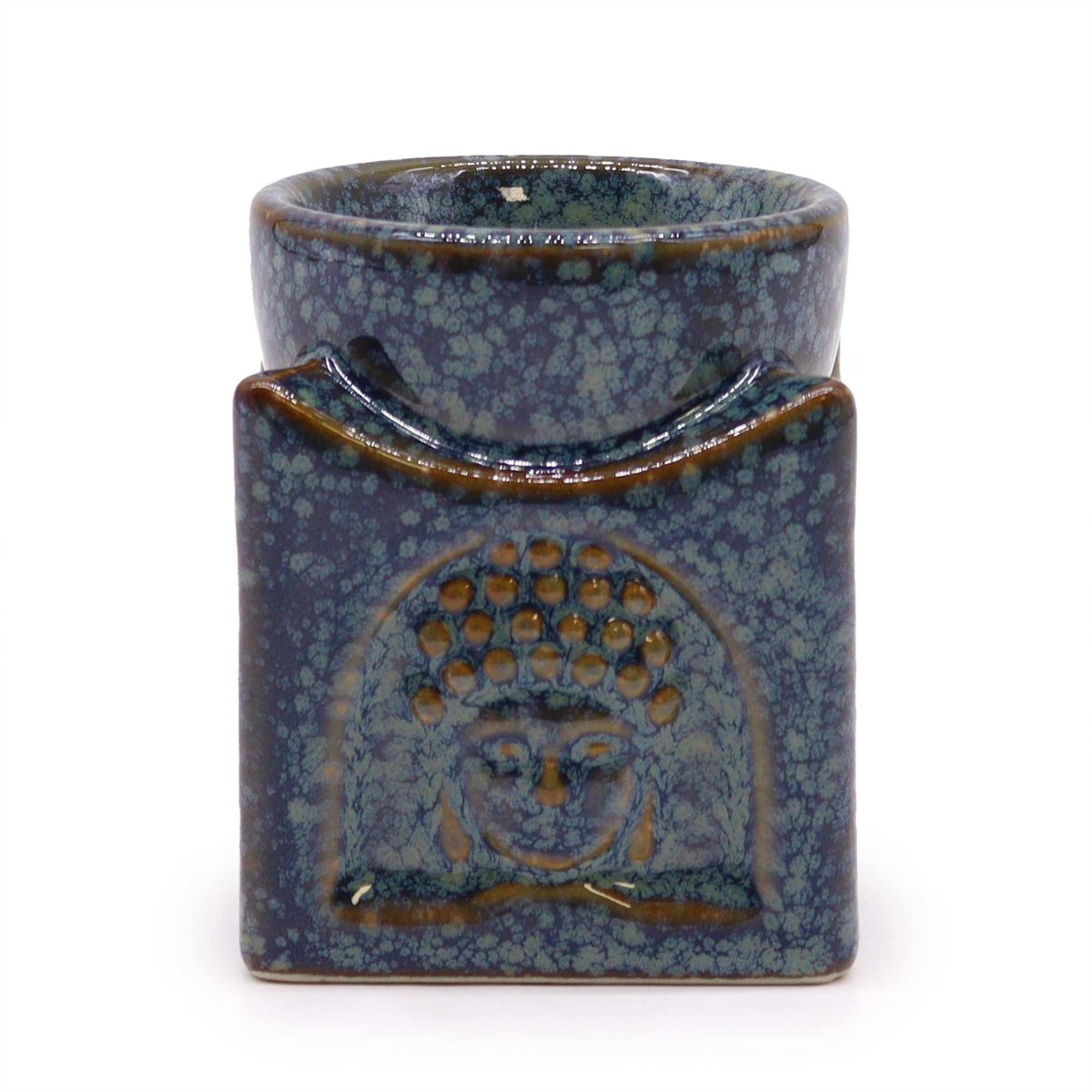 Queimador de Buda Quadrado - Azul Pó