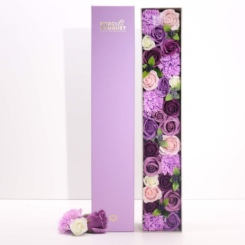Boîte Extra Longue - Lavande Rose & Œillet