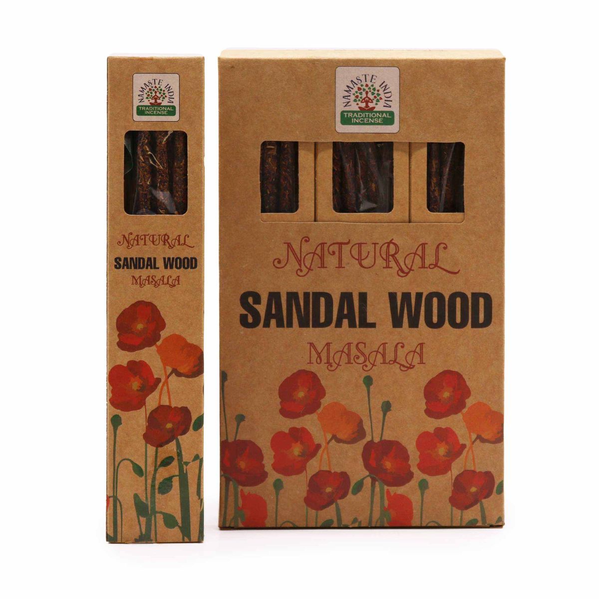 Incenso Botânico Natural Masala - Sândalo