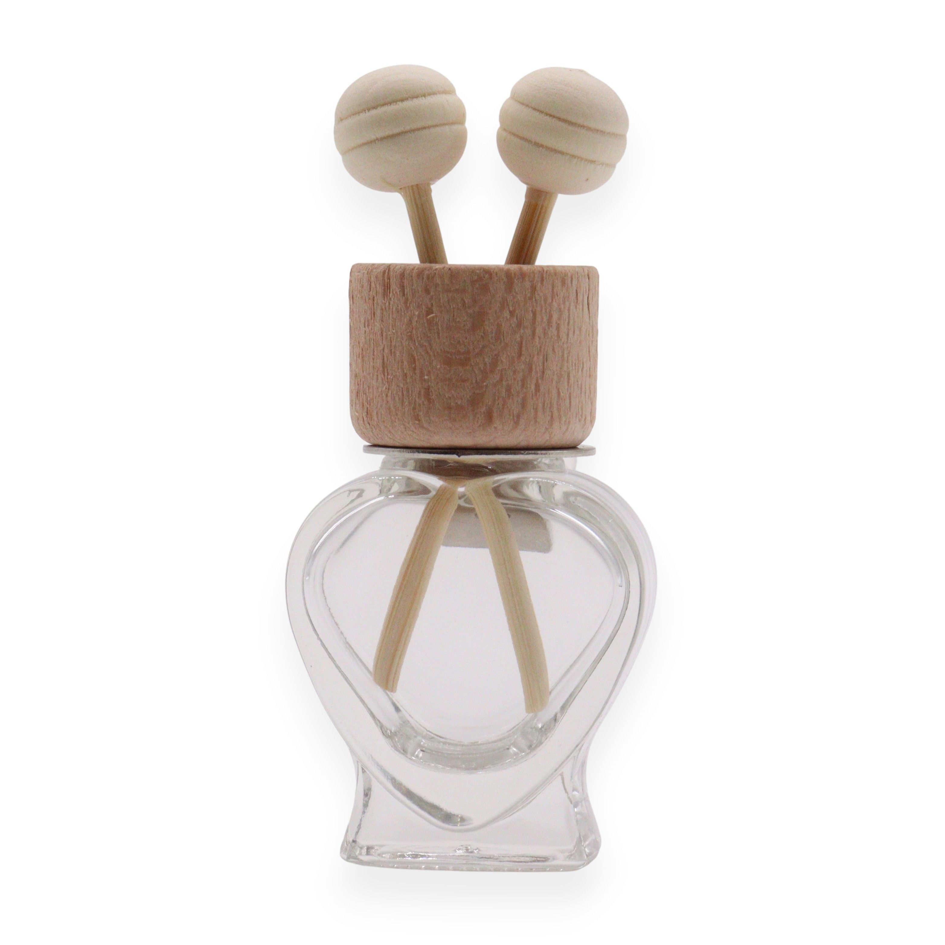 Prozirna Bočica za Difuzor Automobila s Pričvršćivanjem na Ventilaciju – 8 ml – 3 dizajna x 4