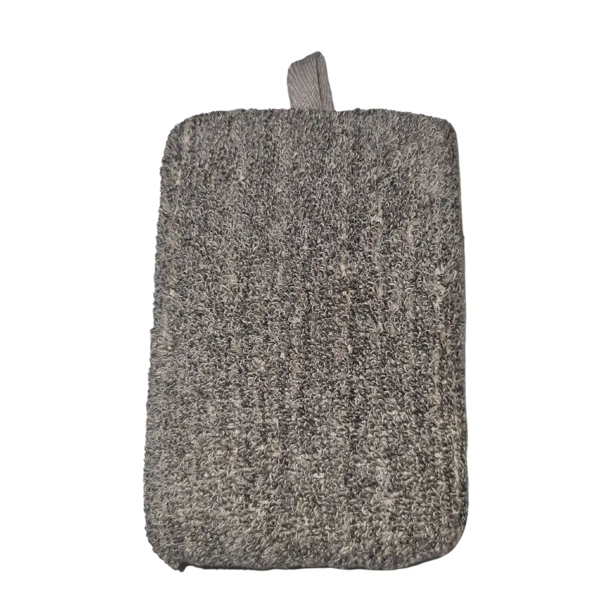 Bamboo & Linen Bath Sponge - Charcoal — Body · GlowDuty apothecary