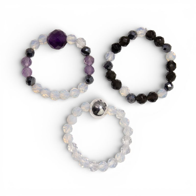 Ring Sets Nymph Spirit Gemstone - Full Moon