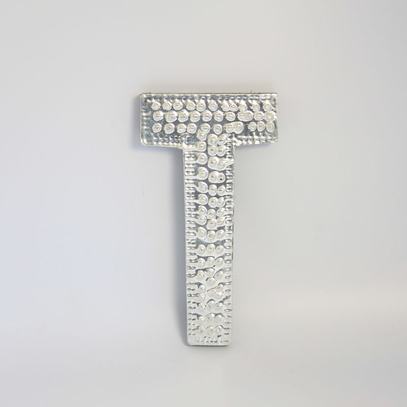 Petites Lettres en Aluminium - T