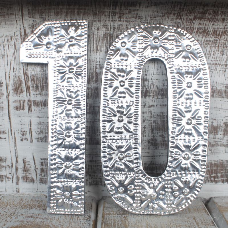 Grandes Lettres en Aluminium – Chiffres 1 à 0