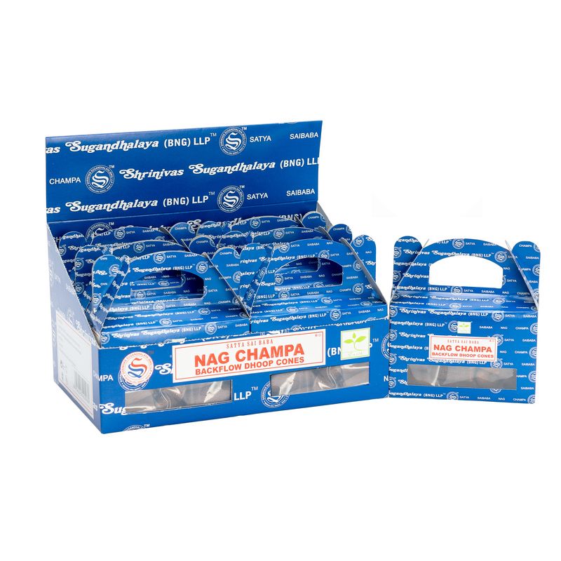 Caixa de 24 Conos de Refluxo - Satya Nagchampa
