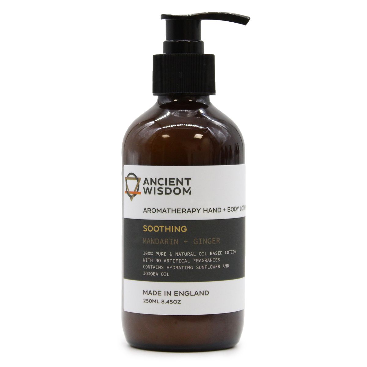 Loção para mãos e corpo de tangerina e gengibre 250 ml