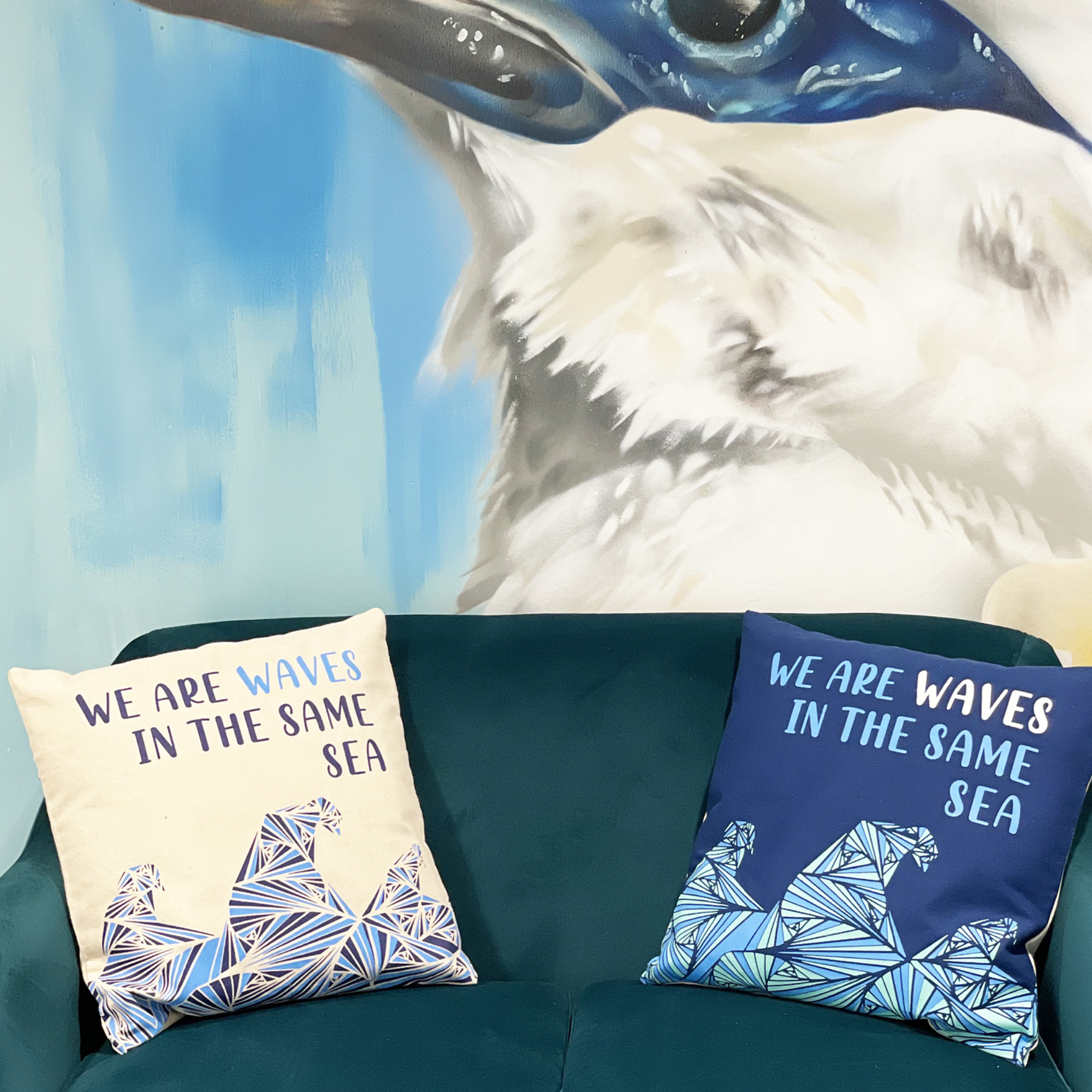 Printed Cotton Cushion Cover