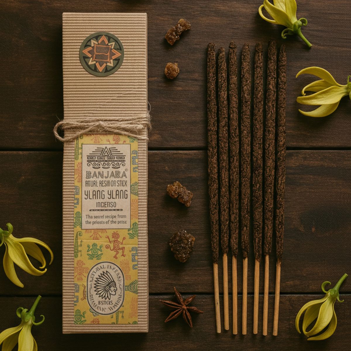 Resina ritual em bastão - Ylang Ylang