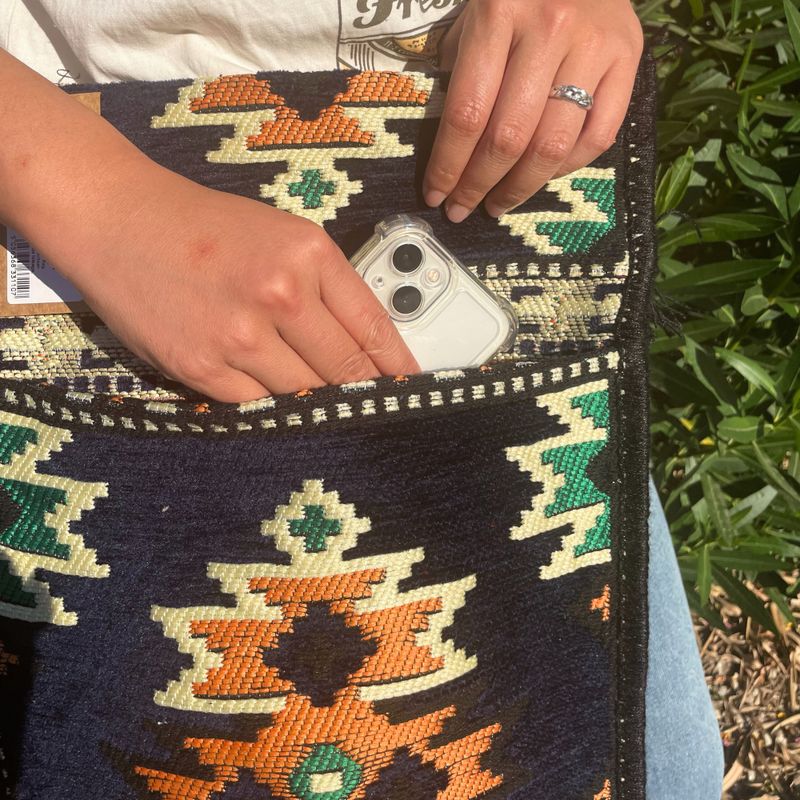 Sac Kilim - Bleu Foncé