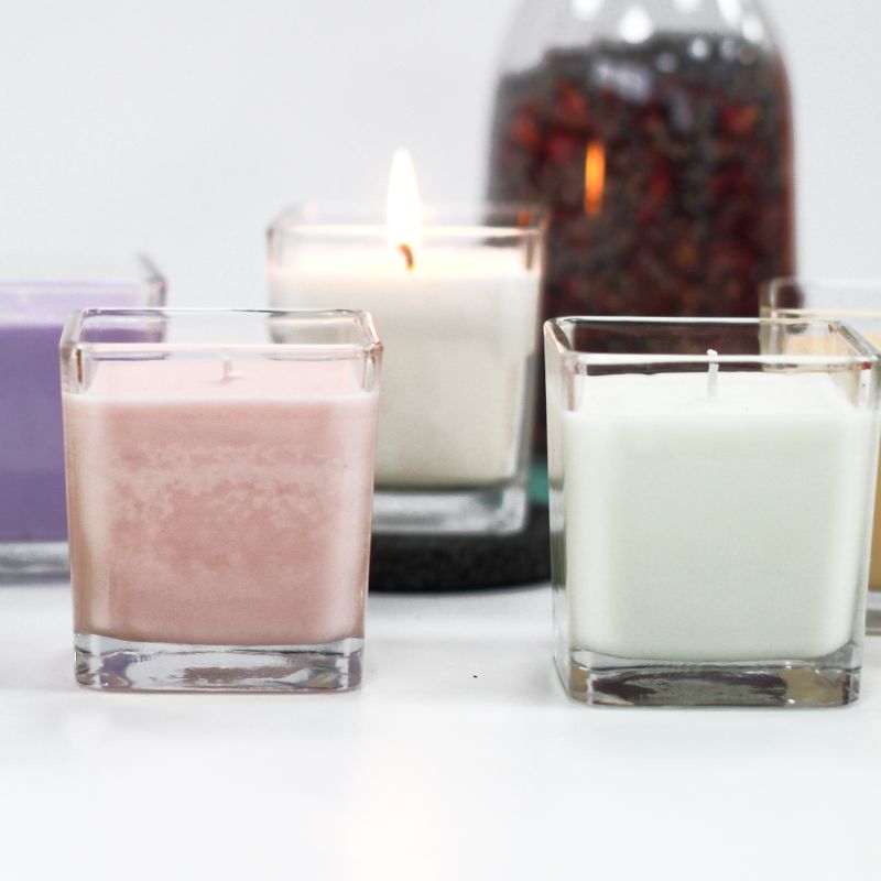 Bougies Cire de Soja Sans Étiquette- Concombre & Menthe