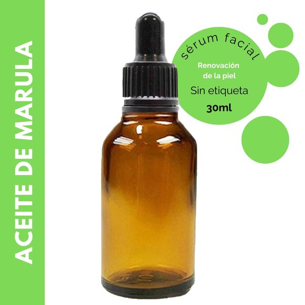 Sérum Facial Aceite de Marula 30ml - Sin Etiqueta