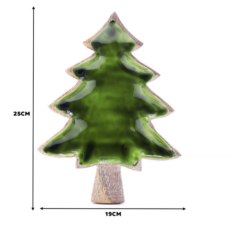 Lost in the Forest -  Enamel Tree Wooden Bowl