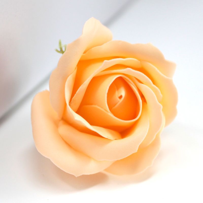 Roses de Savon  pour Bouquet -Medium/Pêche